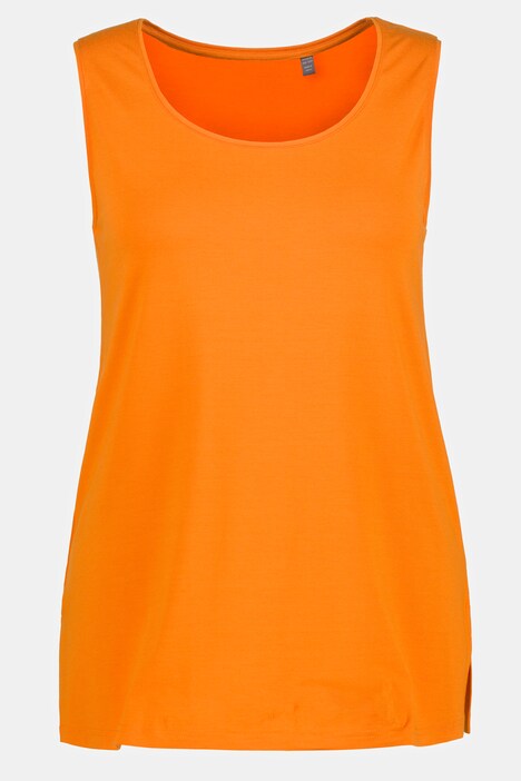 Essential Rayon Round Neck Slinky Stretch Knit Tank