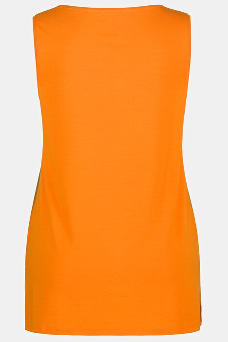 Essential Rayon Round Neck Slinky Stretch Knit Tank