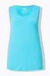 Top, ronde hals, classic, stretch, brede schouderbandjes, mouwloos