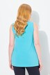 Top, ronde hals, classic, stretch, brede schouderbandjes, mouwloos