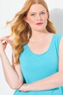 Top, ronde hals, classic, stretch, brede schouderbandjes, mouwloos
