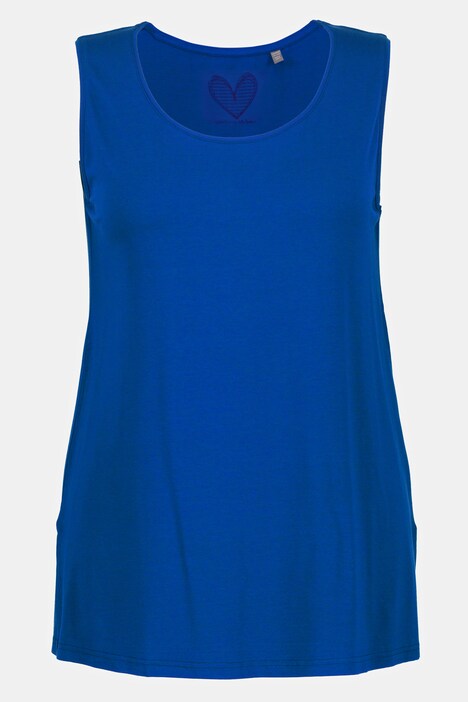 Essential Rayon Round Neck Slinky Stretch Knit Tank