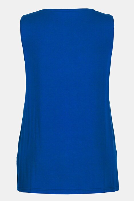 Essential Rayon Round Neck Slinky Stretch Knit Tank