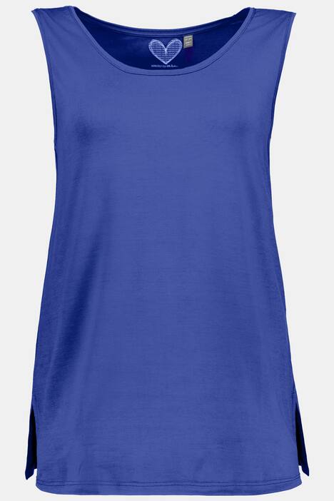 Essential Rayon Round Neck Slinky Stretch Knit Tank