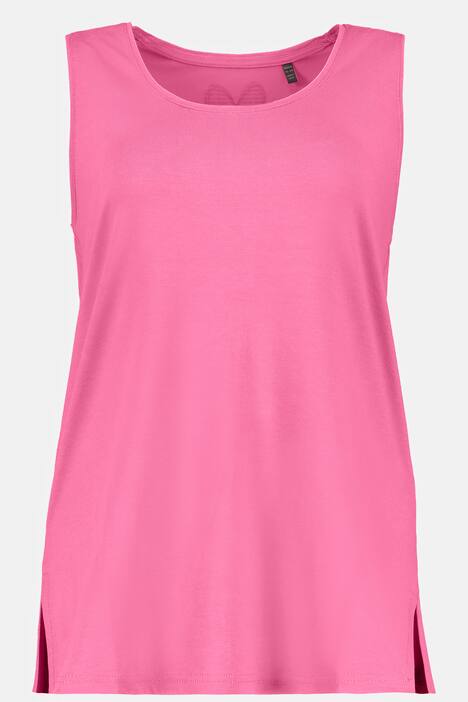 Essential Rayon Round Neck Slinky Stretch Knit Tank