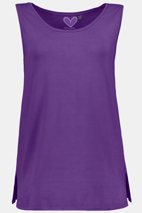 Essential Rayon Round Neck Slinky Stretch Knit Tank