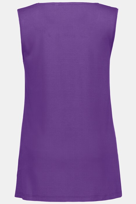 Essential Rayon Round Neck Slinky Stretch Knit Tank