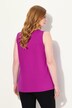 Top, ronde hals, classic, stretch, brede schouderbandjes, mouwloos