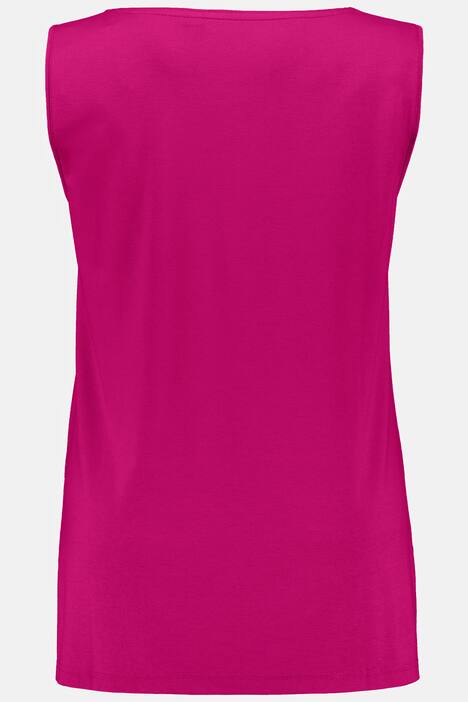 Essential Rayon Round Neck Slinky Stretch Knit Tank