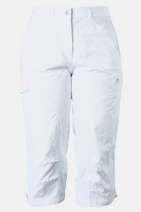 Seamed Cargo Pocket Crop Stretch Pants