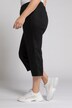 linnen 7/8-broek, elastische band, steekzakken