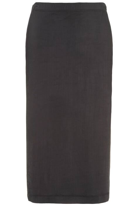 Slinky rok, smal silhouet, elatische band, loopsplit