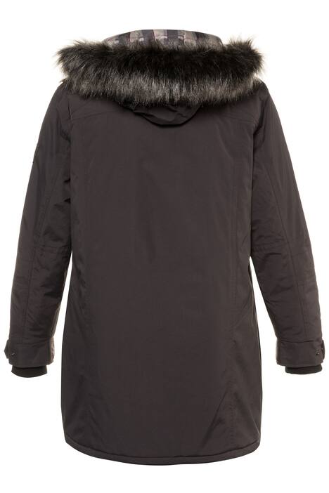 Parka, Kapuze, Kunstpelz abnehmbar, wasserdicht