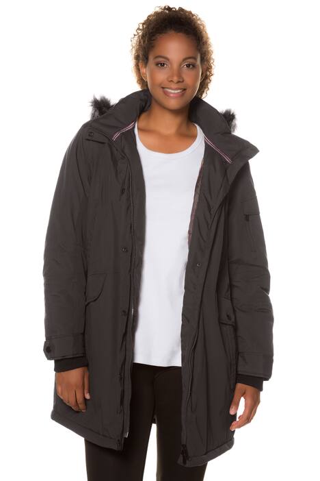 Parka, Kapuze, Kunstpelz abnehmbar, wasserdicht
