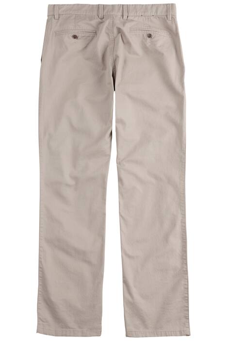 Regular Fit Flat Front Front Button Zipper Stretch Chinos