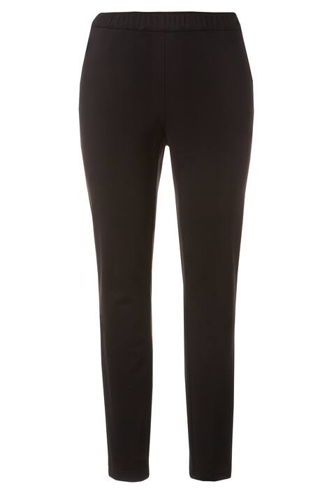 Broek, smalle pijpen, elastische band rondom