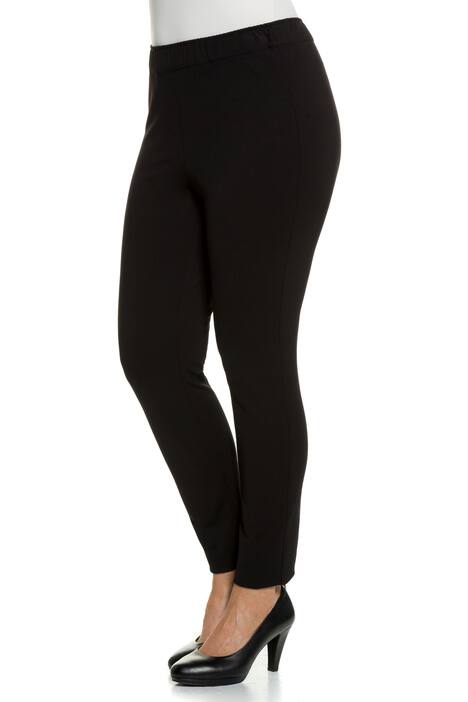 Broek, smalle pijpen, elastische band rondom