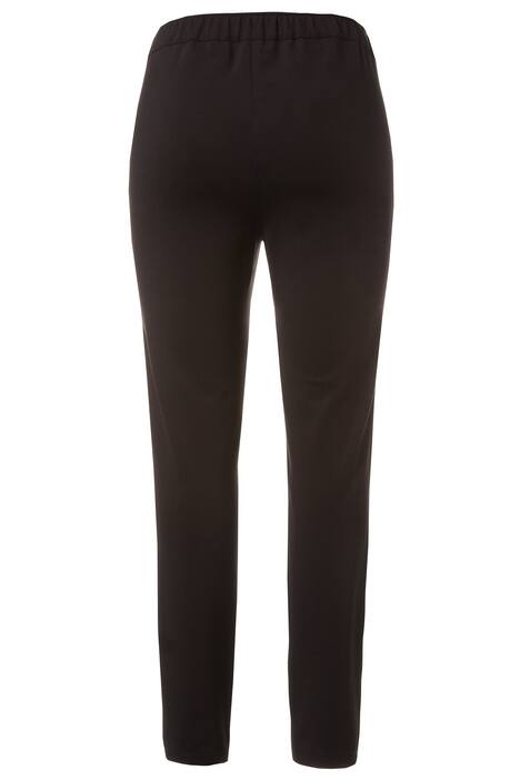 Broek, smalle pijpen, elastische band rondom