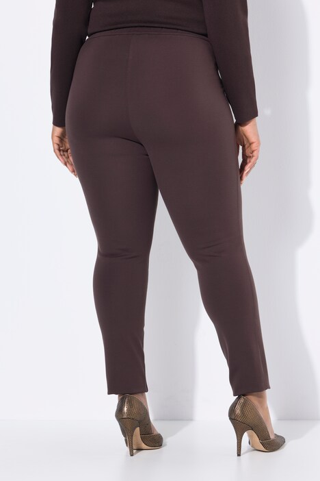 Punto-Hose Sienna, schmales Bein, Elastikbund