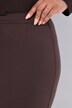 Pantalon Sienna en point de Rome, coupe près du corps et taille élastique