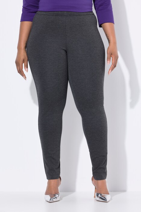 Punto-Hose Sienna, schmales Bein, Elastikbund