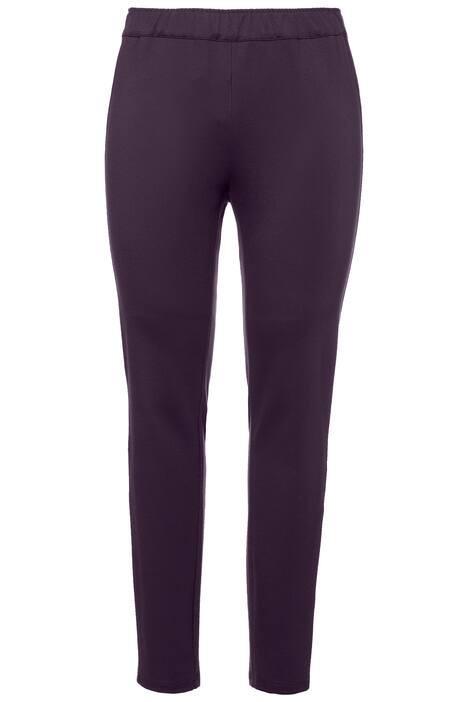 Broek, smalle pijpen, elastische band rondom