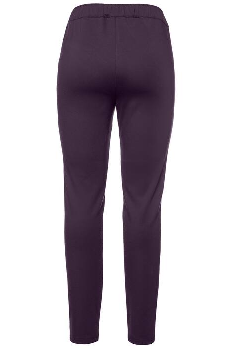 Broek, smalle pijpen, elastische band rondom