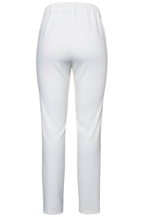 Broek, smalle pijpen, elastische band rondom