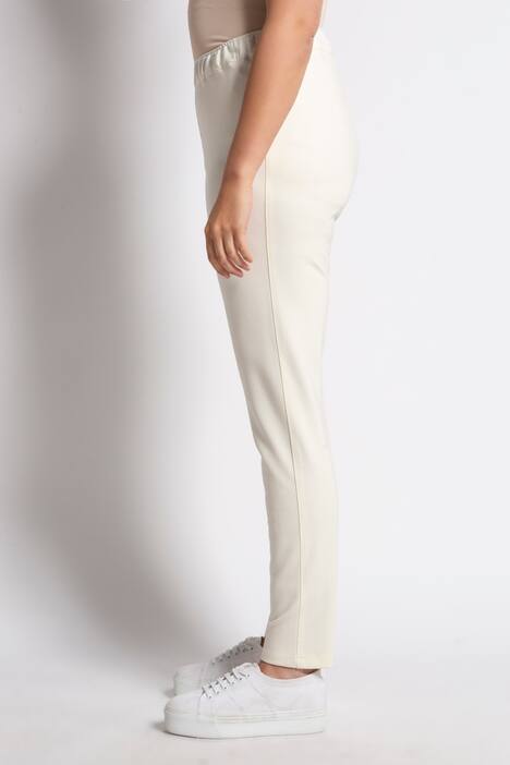 Broek, smalle pijpen, elastische band rondom
