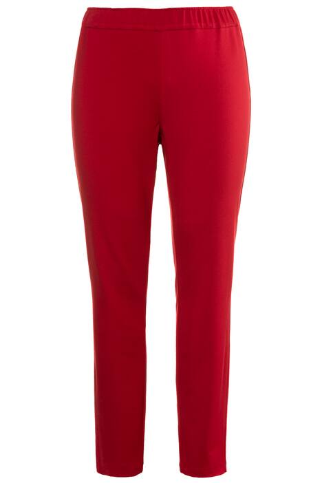 Broek, smalle pijpen, elastische band rondom