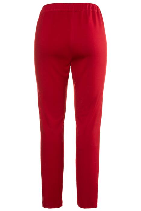 Broek, smalle pijpen, elastische band rondom
