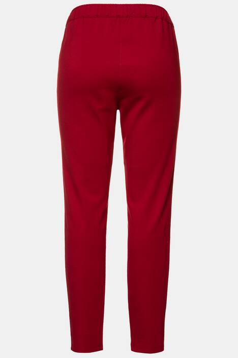 Broek, smalle pijpen, elastische band rondom