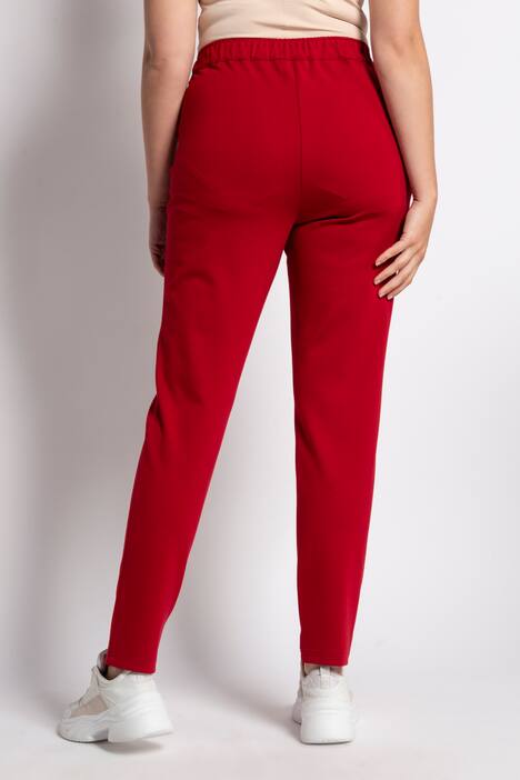 Broek, smalle pijpen, elastische band rondom