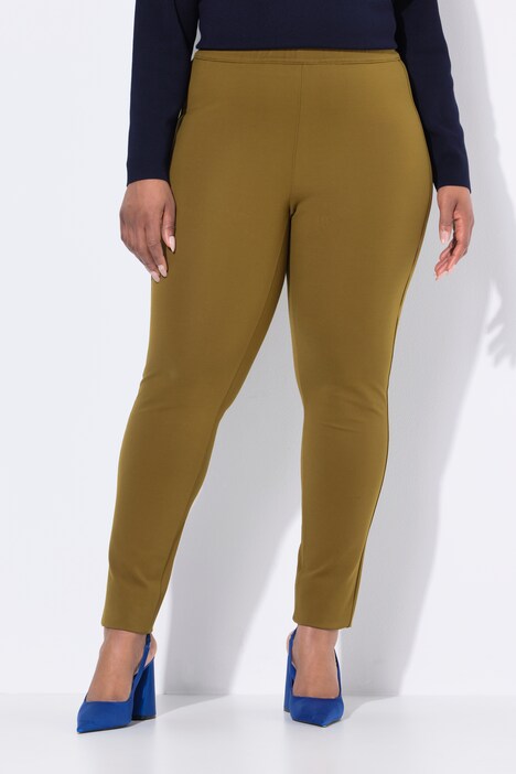 Punto-Hose Sienna, schmales Bein, Elastikbund