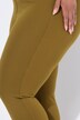 Pantalon Sienna en point de Rome, coupe près du corps et taille élastique