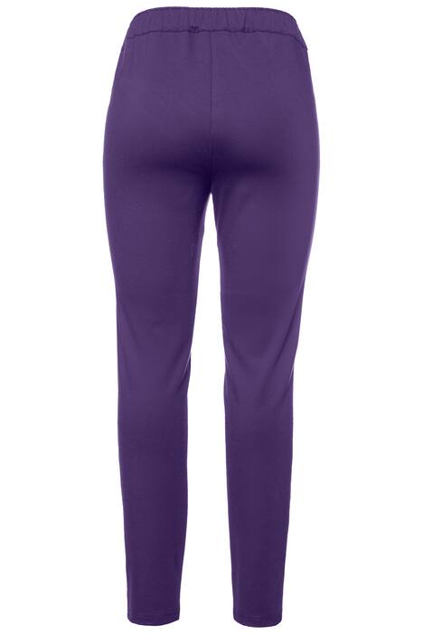Broek, smalle pijpen, elastische band rondom