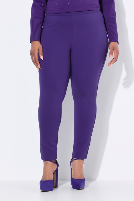 Punto-Hose Sienna, schmales Bein, Elastikbund