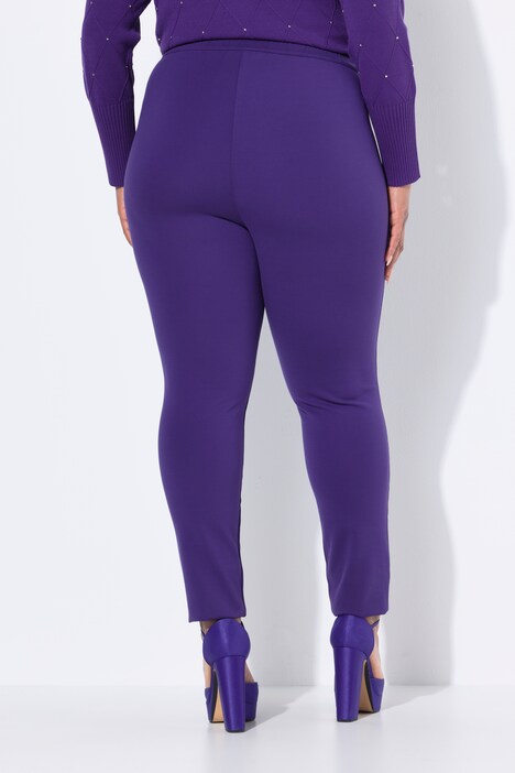 Punto-Hose Sienna, schmales Bein, Elastikbund