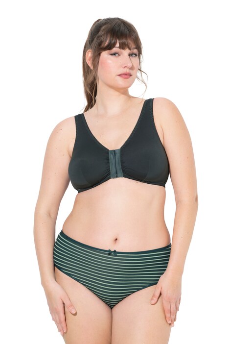 Bustier, přední zapínání, košíčky C/D, E/F