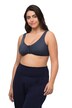 Bustier, přední zapínání, košíčky C/D, E/F