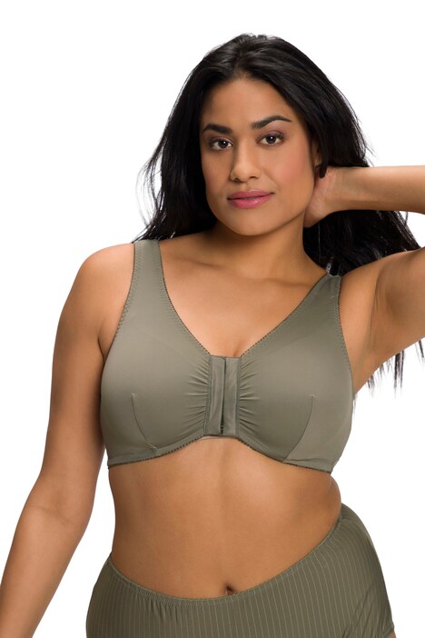 Bustier, přední zapínání, košíčky C/D, E/F