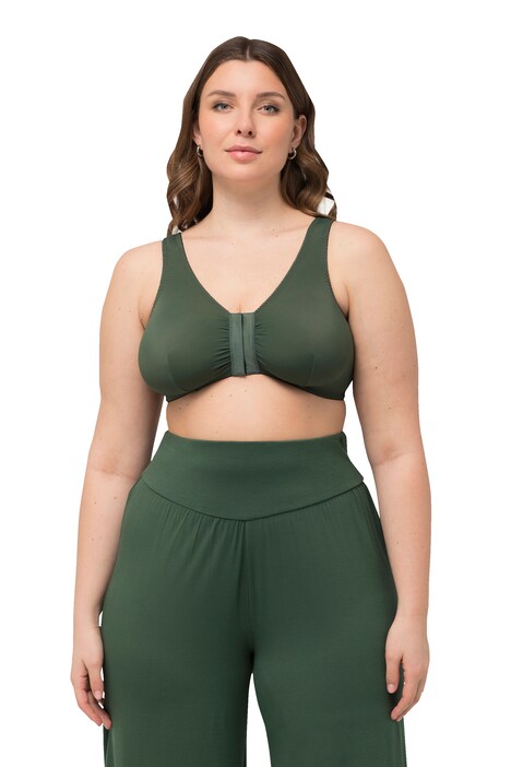 Bustier, přední zapínání, košíčky C/D, E/F