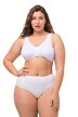Bustier, přední zapínání, košíčky C/D, E/F