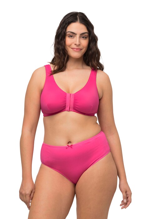 Bustier, přední zapínání, košíčky C/D, E/F