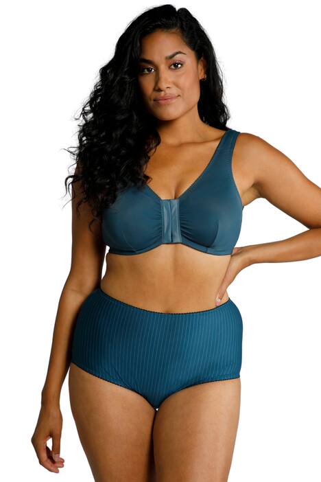 Bustier, přední zapínání, košíčky C/D, E/F