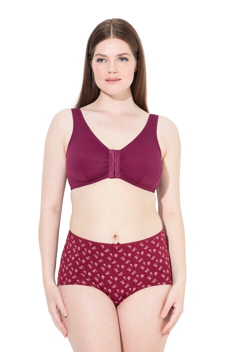 Bustier, přední zapínání, košíčky C/D, E/F