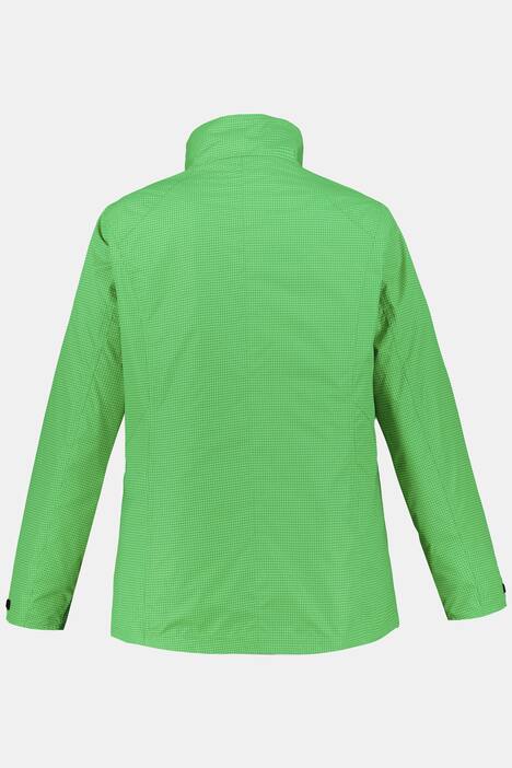 Funktionsjacke, Pepitamuster, 2-Wege-Reißverschluss