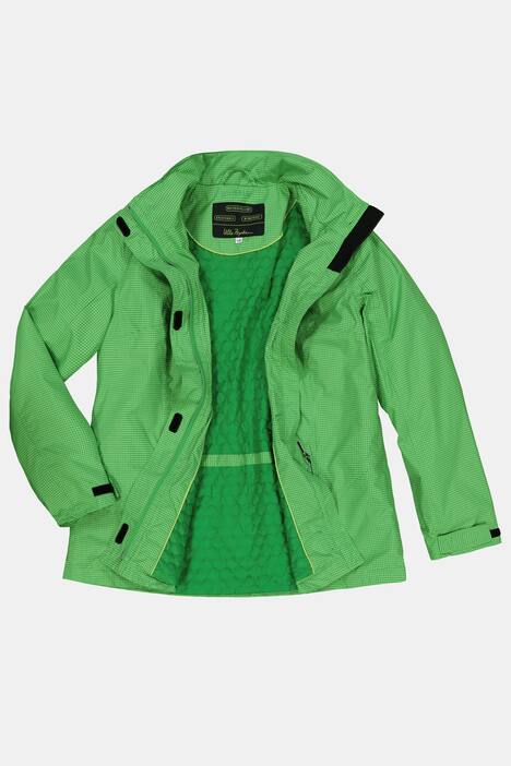 Funktionsjacke, Pepitamuster, 2-Wege-Reißverschluss