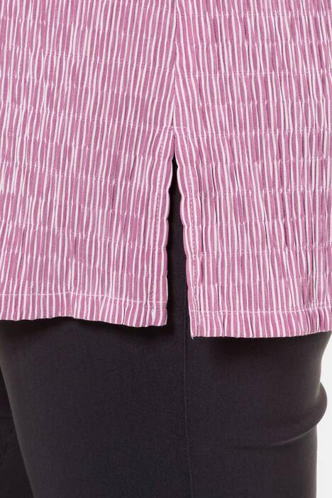 Bubblebluse, feine Streifen, bügelfrei, 3/4-Arm