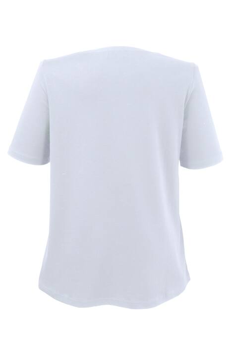 T-Shirt, Knopfleiste, Regular, Rundhals, Öko-Tex 100